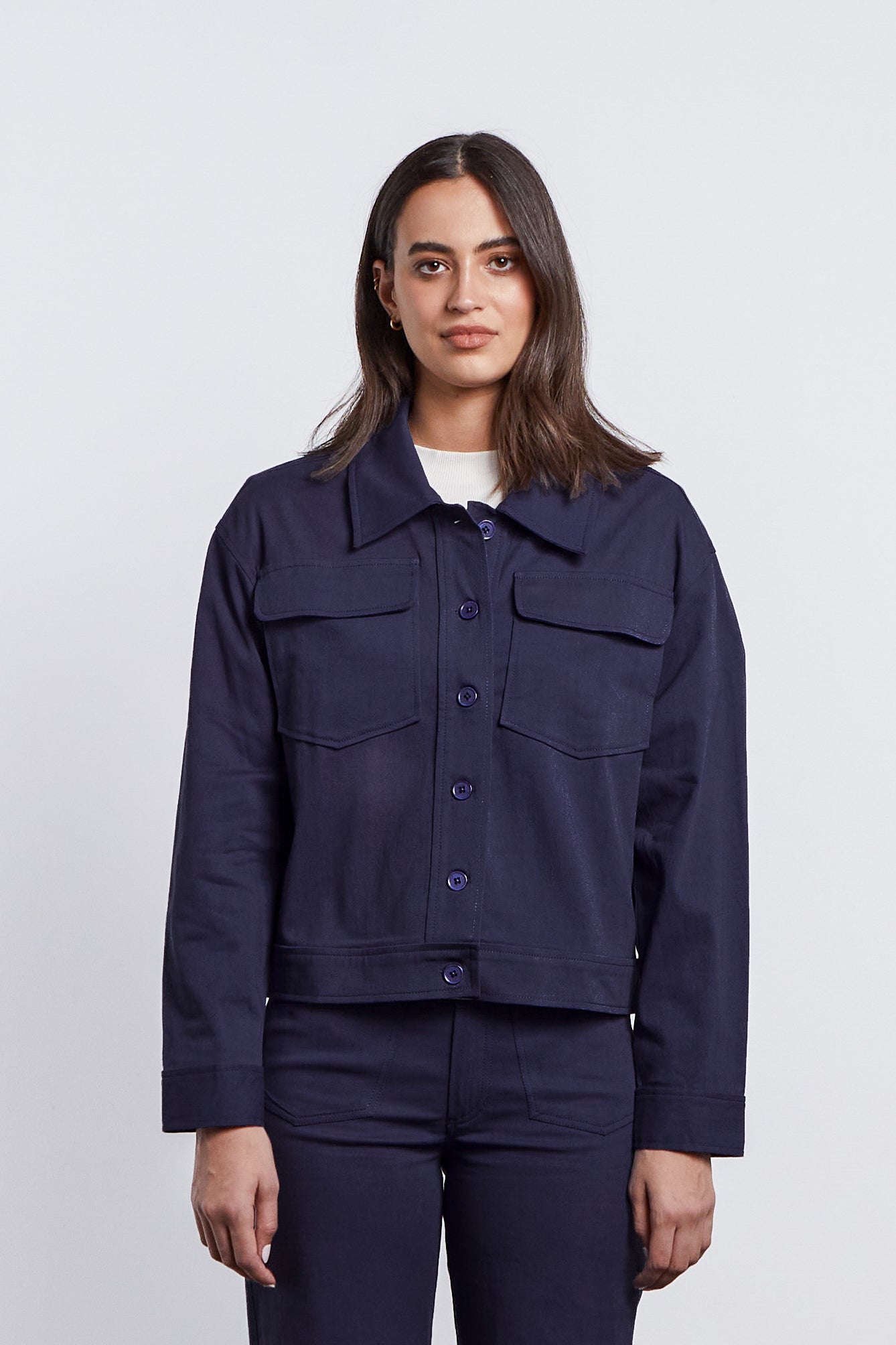 Dobson Twill Jacket - Indigo