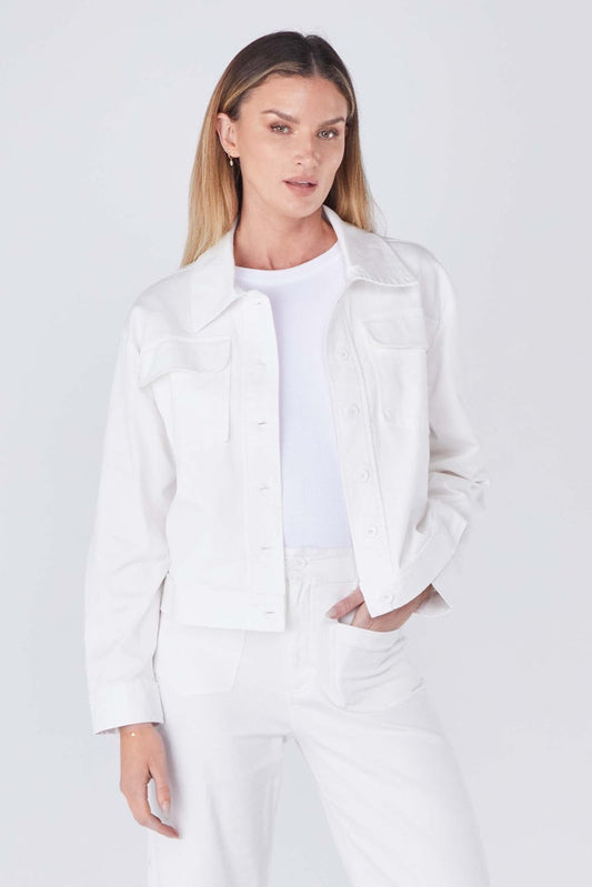 Dobson Twill Jacket - Off White