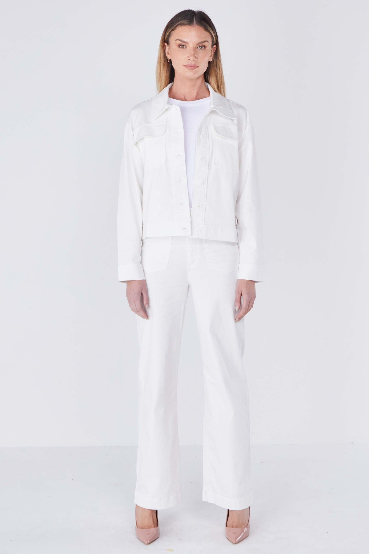 Dobson Twill Jacket - Off White