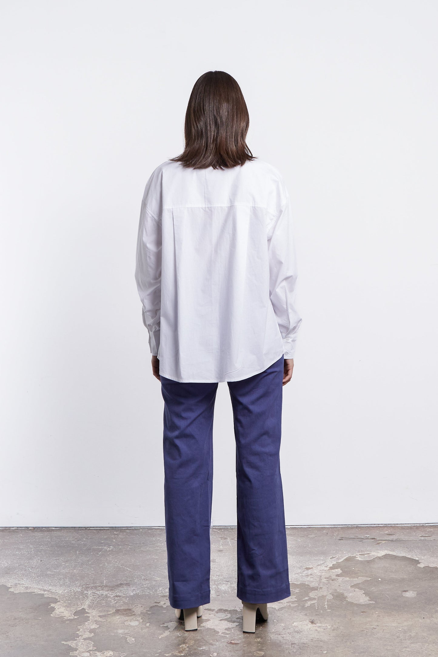 Joliet Oversized Boyfriend Shirt - White