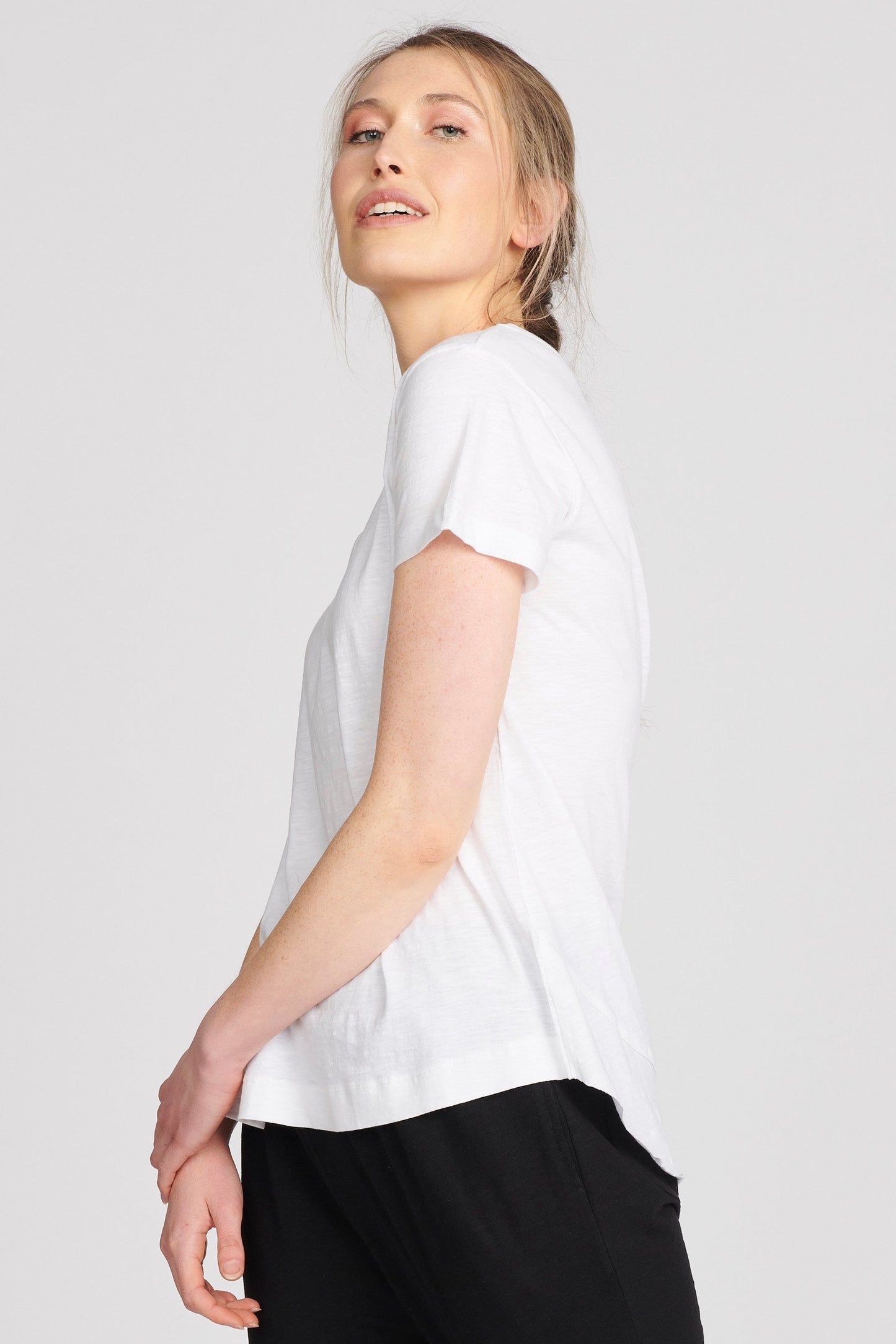 Melrose Organic Cotton T-Shirt - White