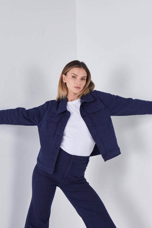 Dobson Twill Jacket - Indigo