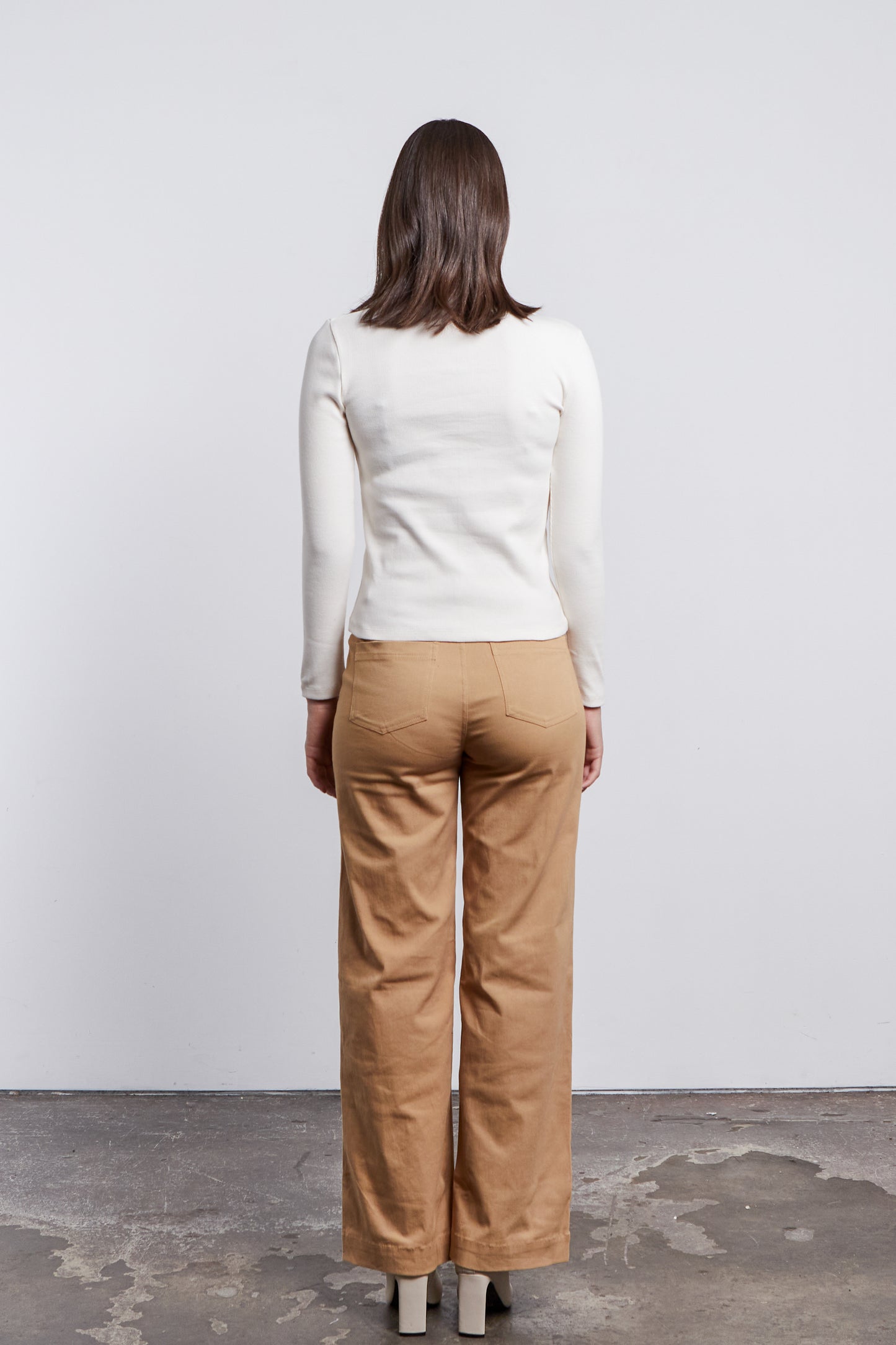 Springer Scoop Neck Top - Marshmallow