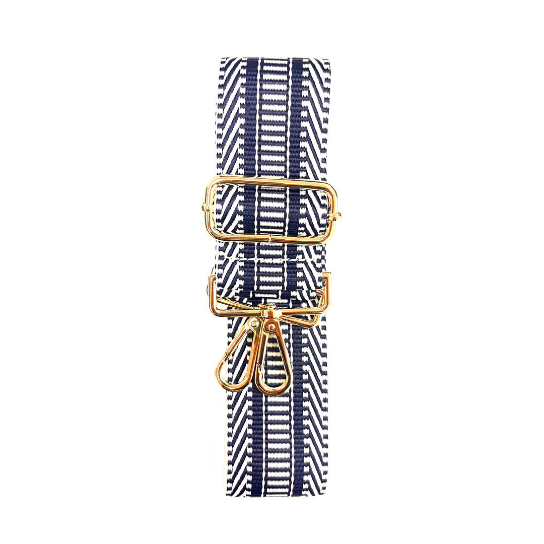 Kali Label Detachable Bag Strap Geo Navy/White