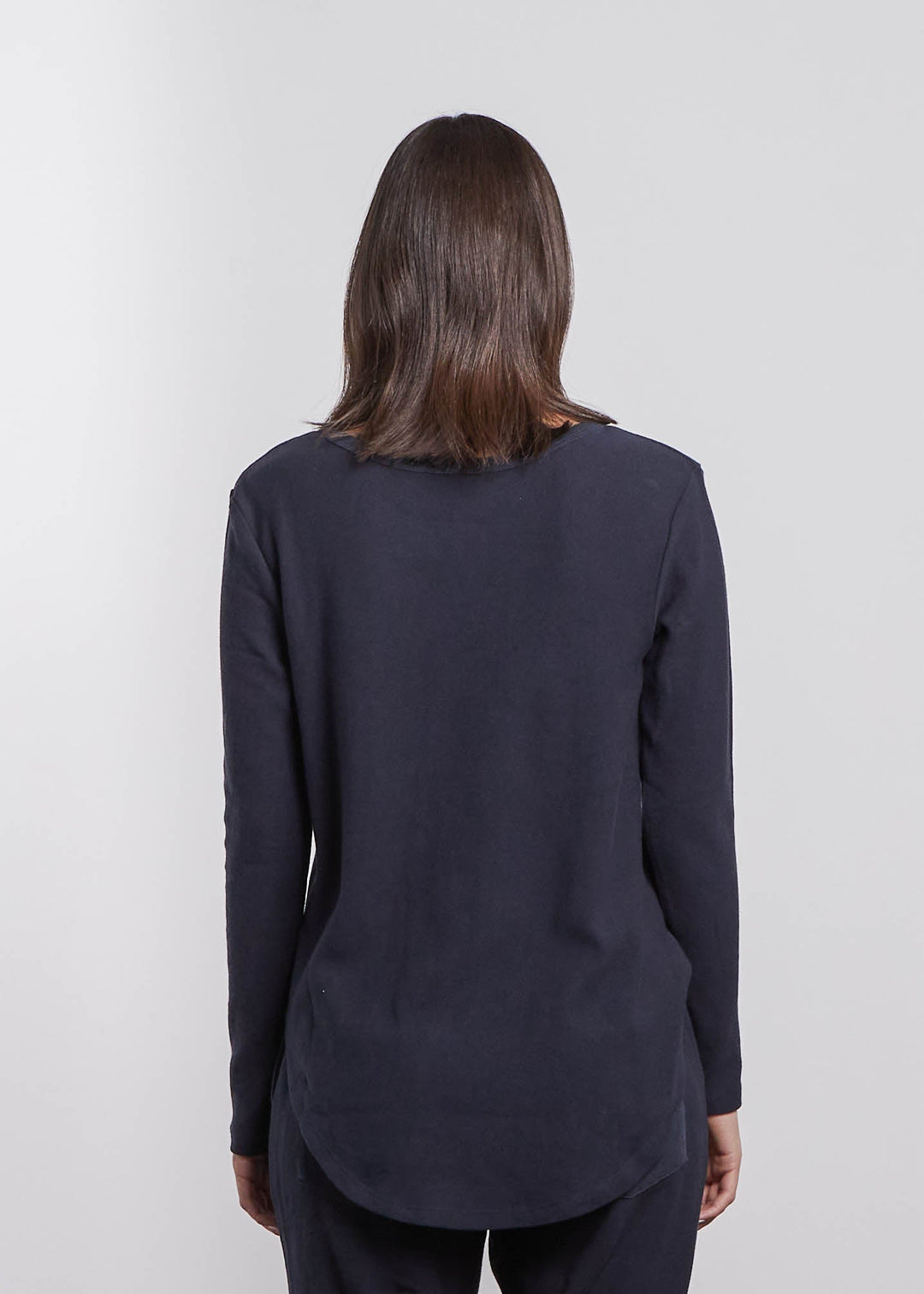 Galaxy Open Knit Sweater in Navy