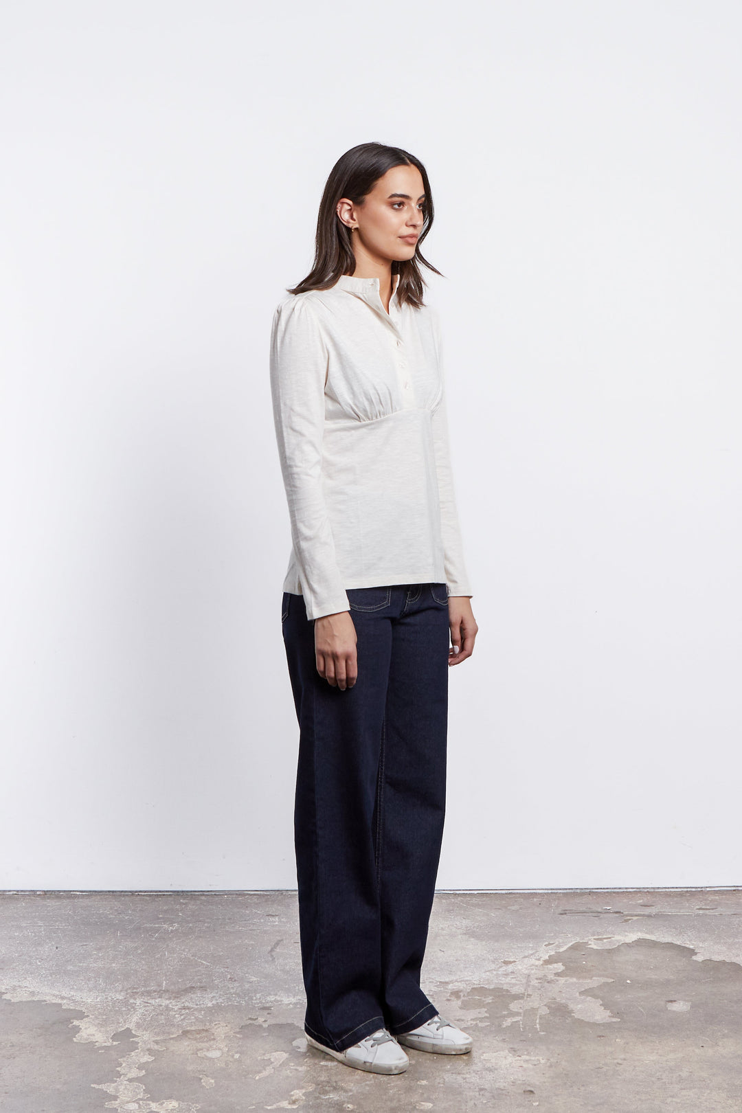 Larkin Top in Winter White