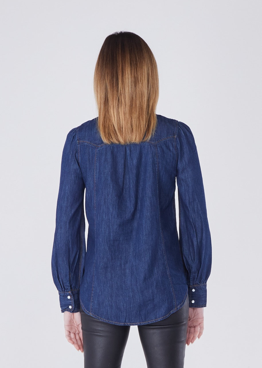 Melody Denim Shirt Dark Wash