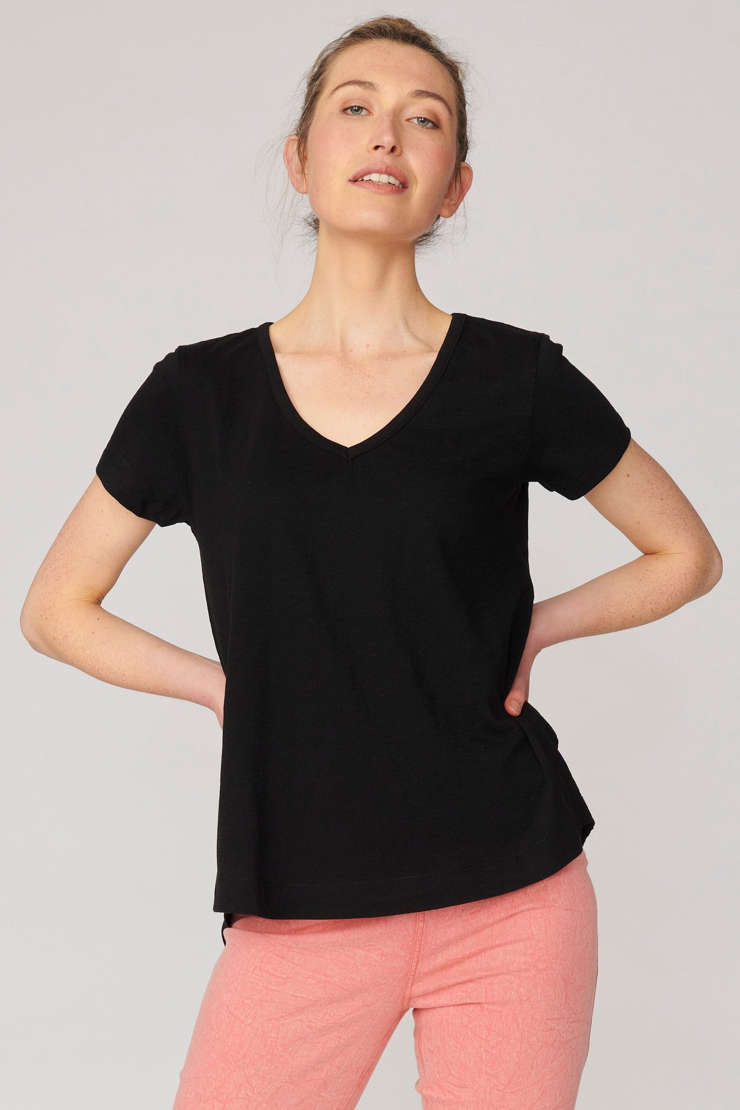 Melrose Organic Cotton T-Shirt - Black