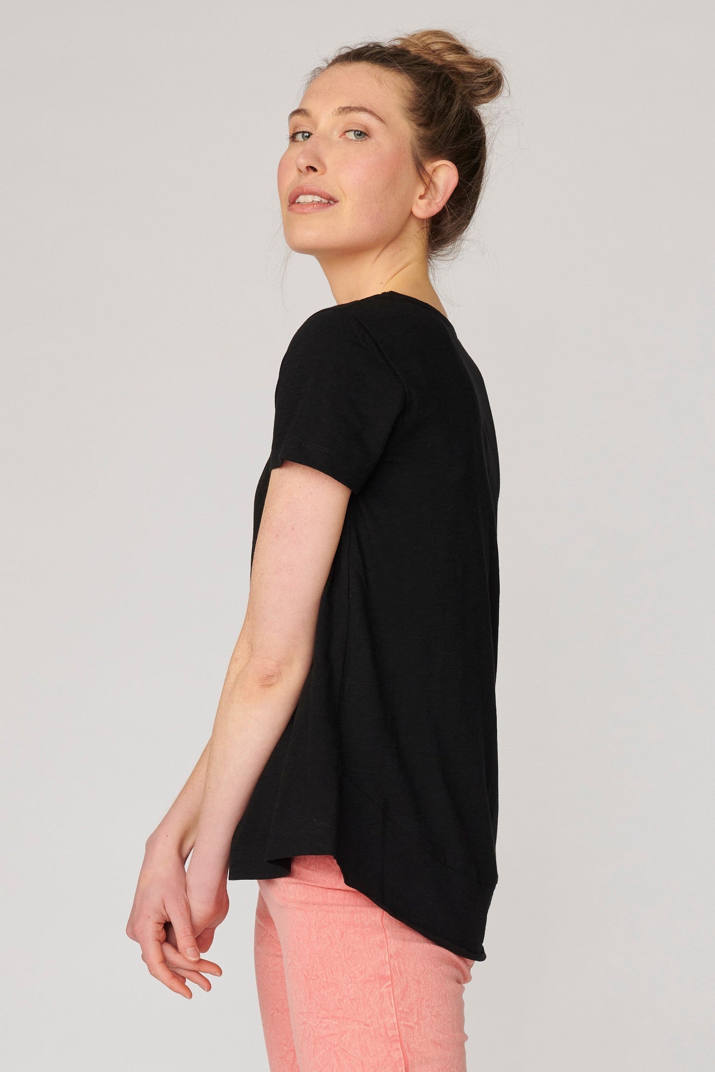 Melrose Organic Cotton T-Shirt - Black